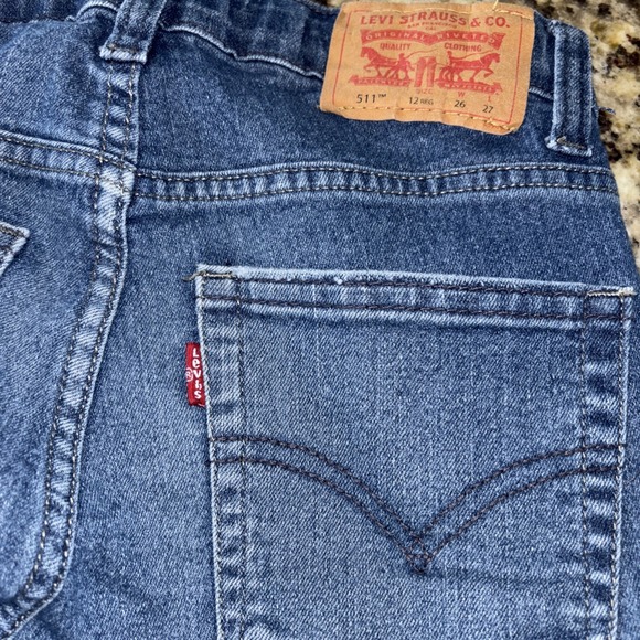 Levi Strauss‎ Boy's 511 Slim Fit Stretch Denim Jean. 12 Regular  3533 - Picture 9 of 10